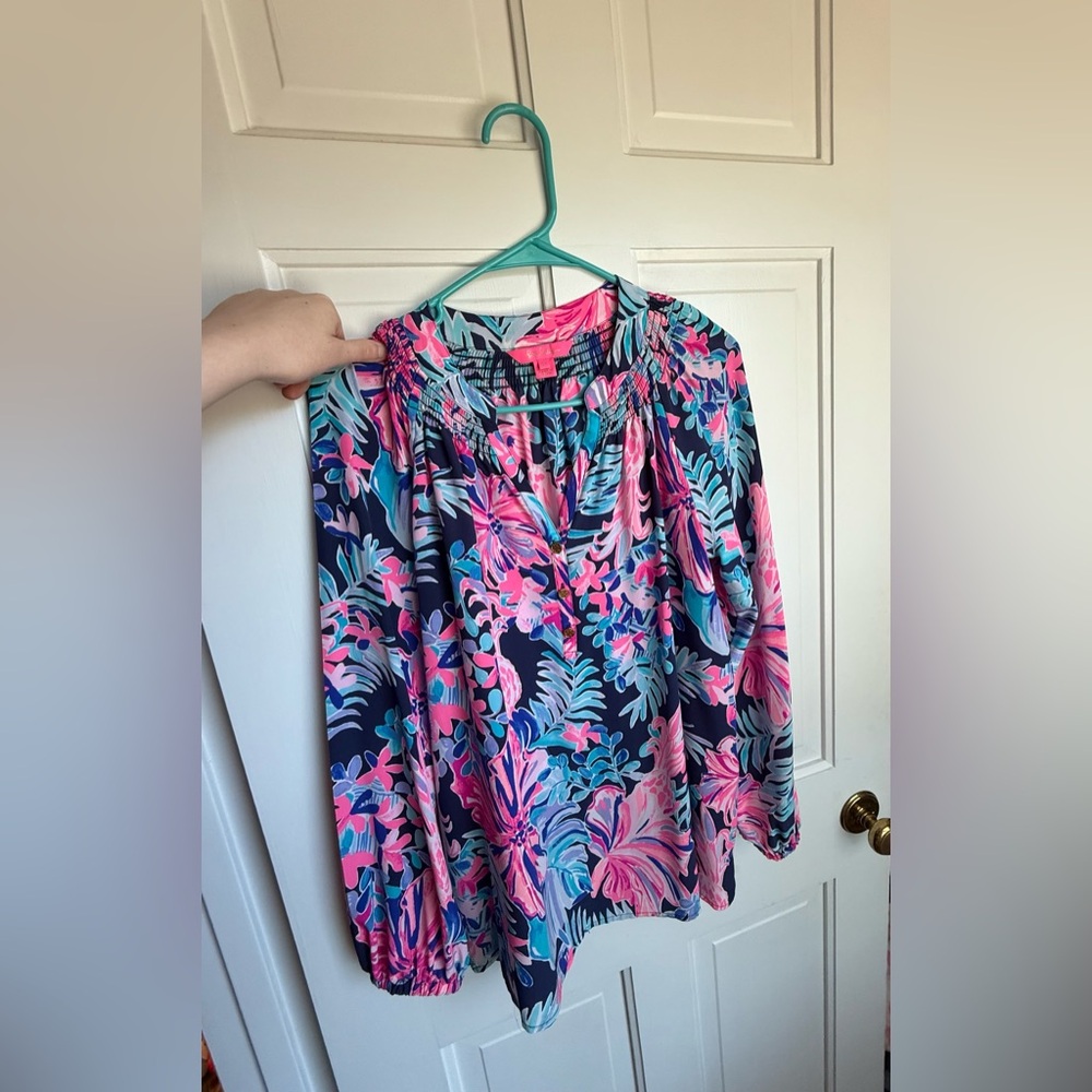 Lilly Pulitzer Elsa Silk Top